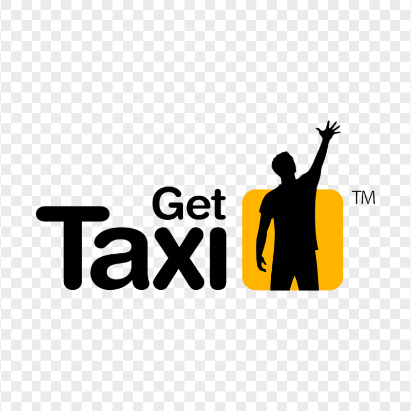 HD Get Taxi Service Logo Transparent PNG