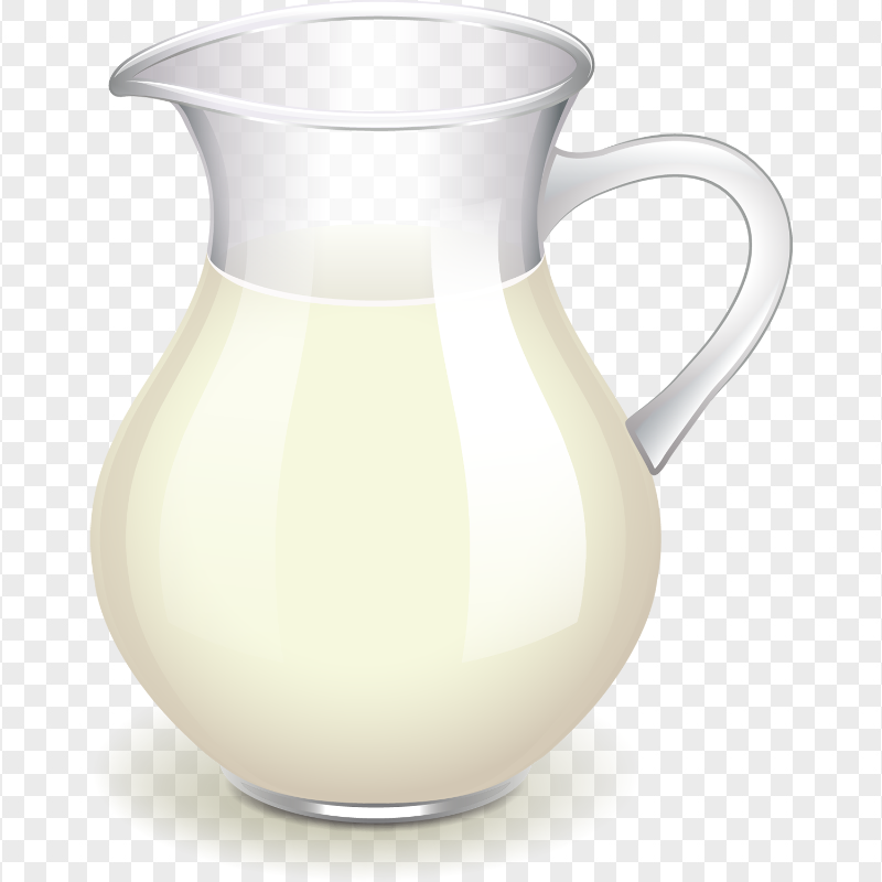HD Glass Pitcher Milk PNG