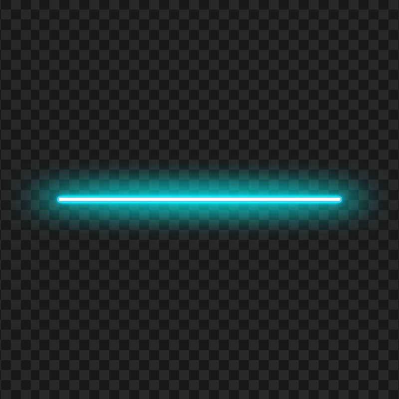 HD Glowing Light Blue Line Neon PNG