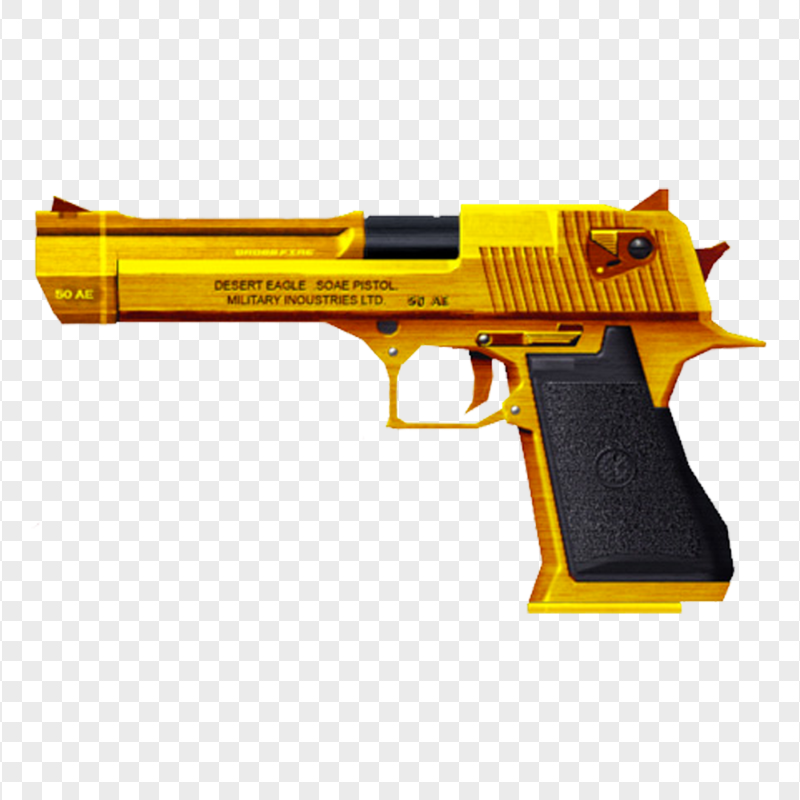 HD Golden Desert Eagle Free Fire PNG