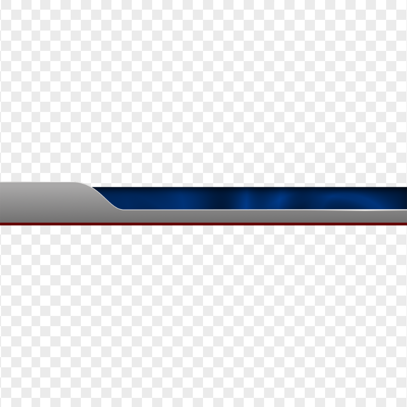 HD Graphic Blue Lower Third Banner PNG
