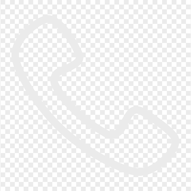 HD Gray Outline Phone Telephone Icon Transparent Background