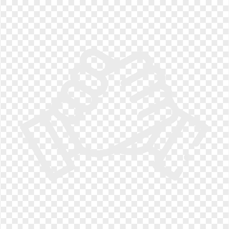 HD Gray Soul Brother Handshake Icon Transparent Background