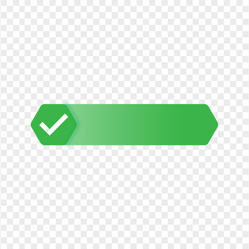 HD Green Badge Contains A White Tick Mark Transparent PNG