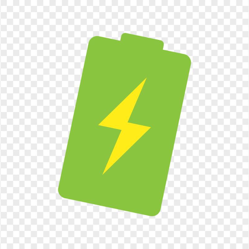 HD Green Battery Charging Icon PNG