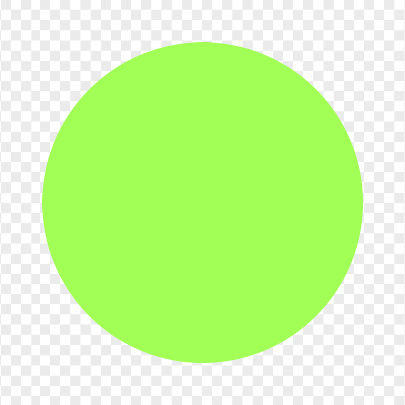 HD Green Circle Transparent Background