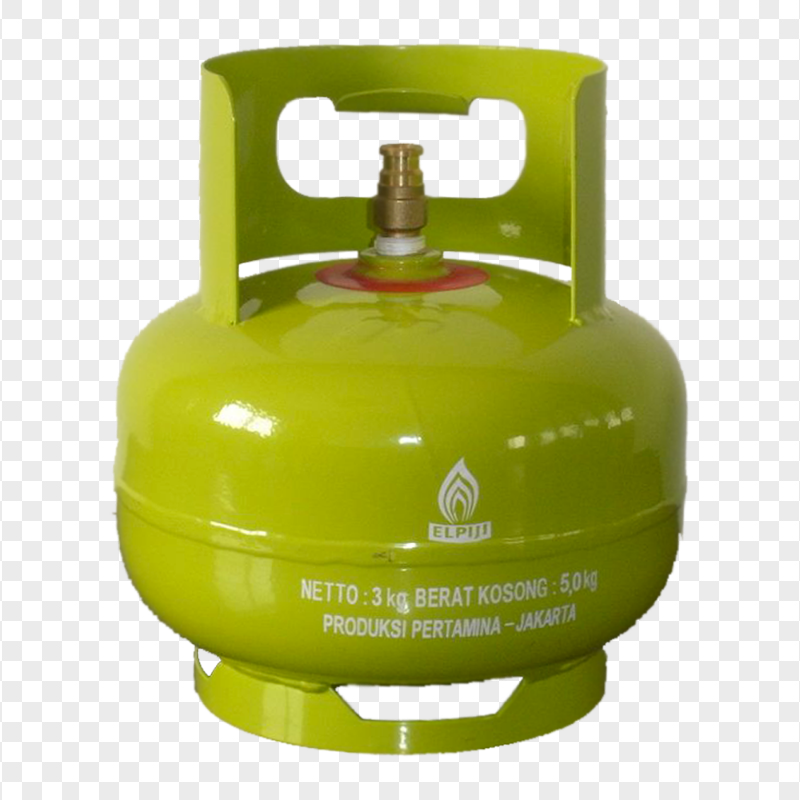 HD Green LPG Gas Bottle PNG