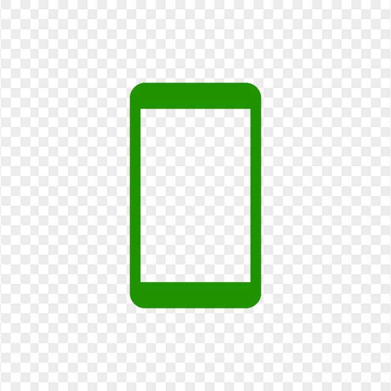 HD Green Modern Smartphone Icon Transparent PNG