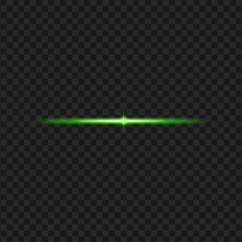 HD Green Neon Line Effect PNG