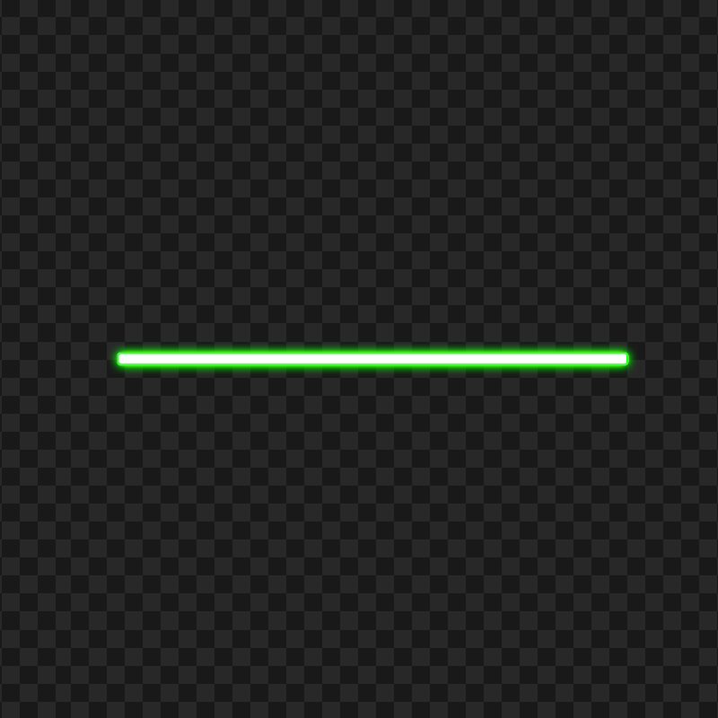 HD Green Neon Line Light Transparent PNG