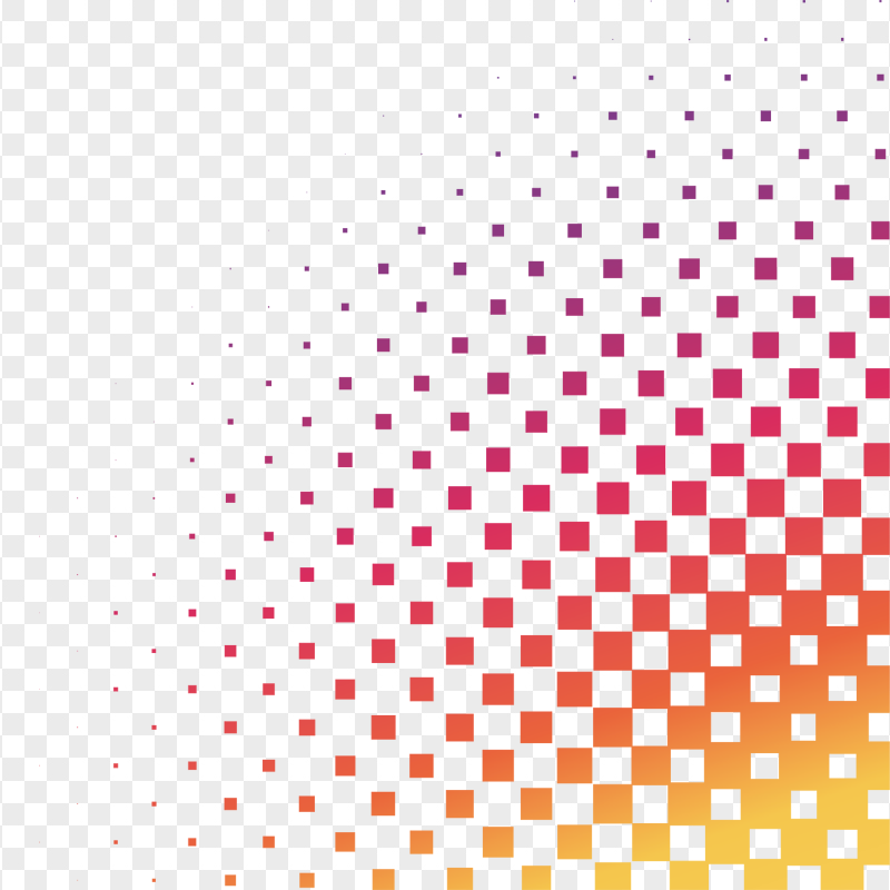 HD Halftone Corner Instagram Colors Gradient PNG