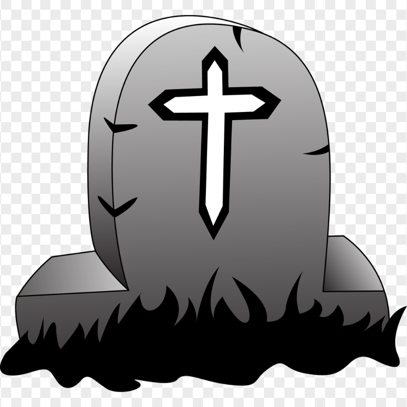 HD Halloween Cartoon Tombstone Cemetery Grave PNG