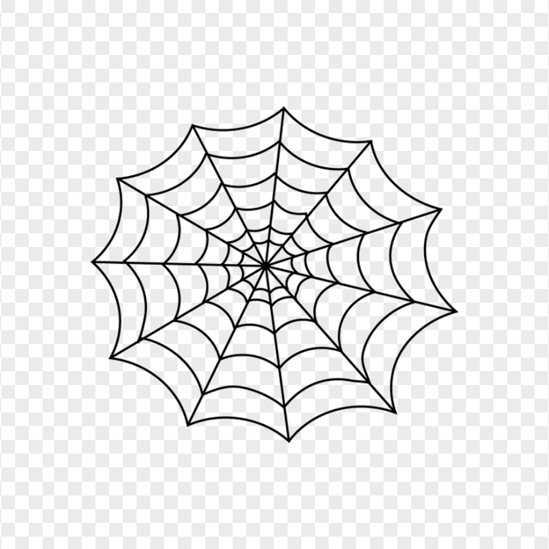HD Halloween Spider Web Transparent Background