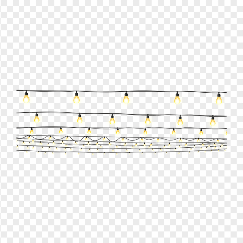 HD Hanging Street Decorative Light Bulbs PNG