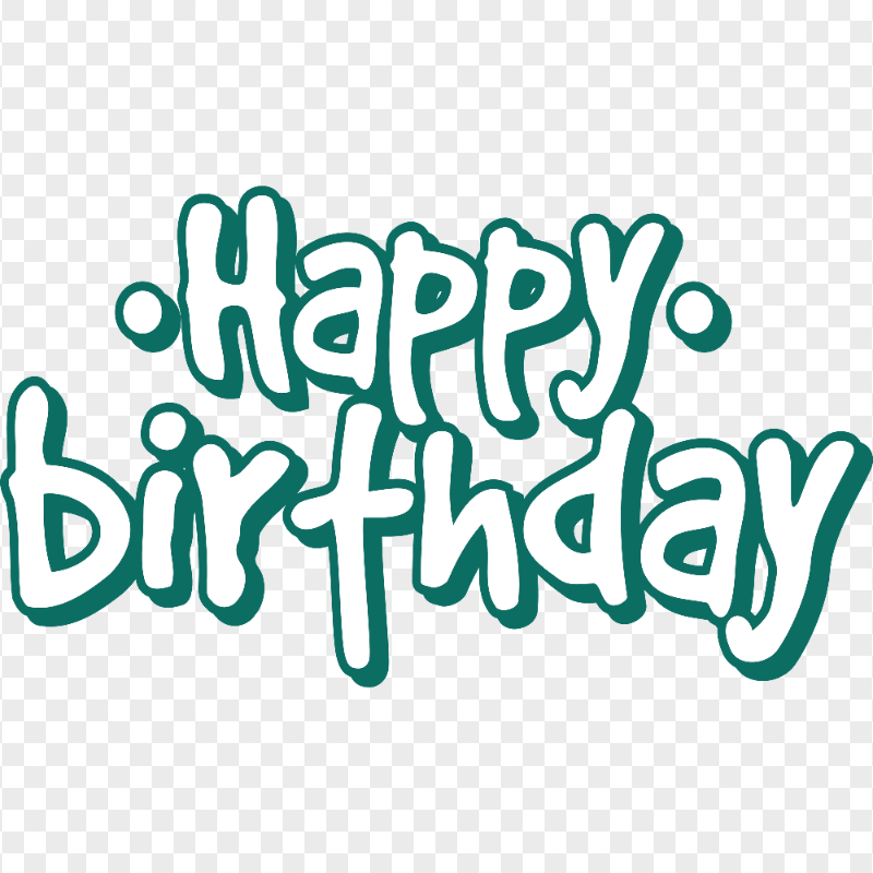 HD Happy Birthday Clipart Text Transparent PNG