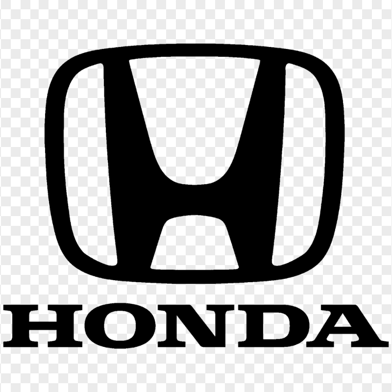 HD Honda Car Black Logo Transparent PNG