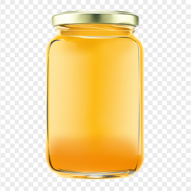HD Honey Orange Jam Mason Jar Glass Illustration PNG