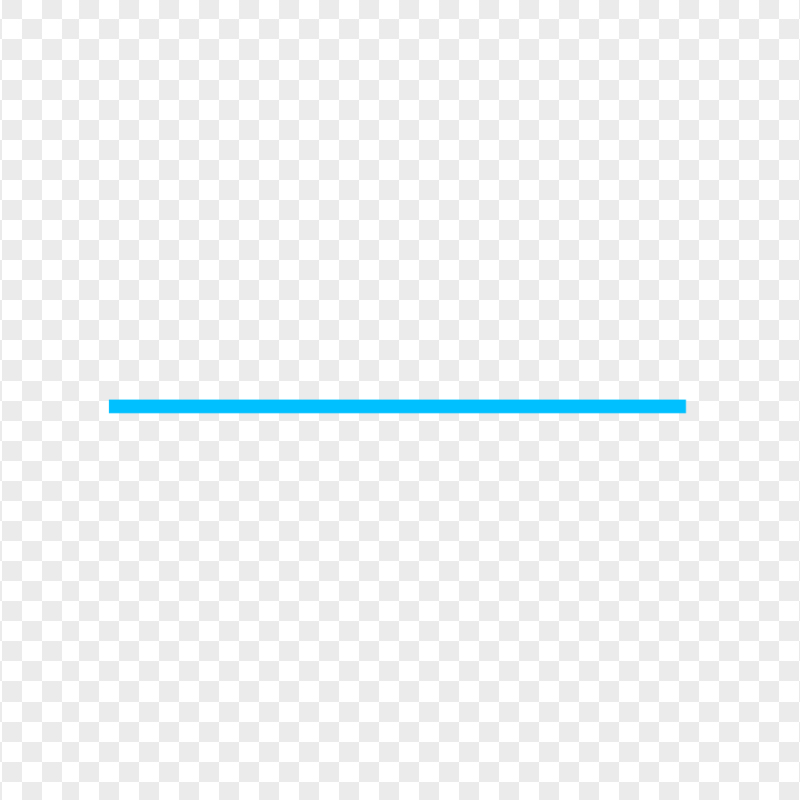 HD Horizontal Blue Line Transparent PNG