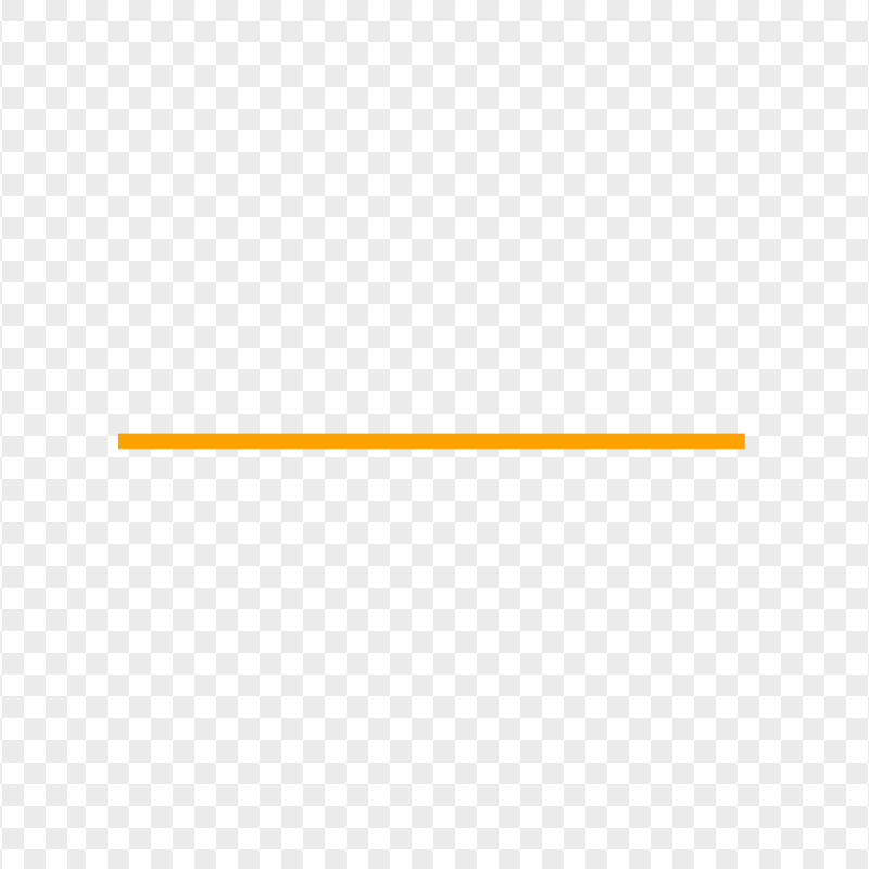 HD Horizontal Orange Line Transparent Background
