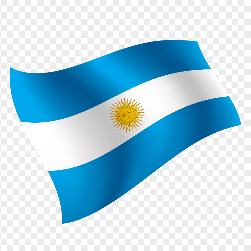 HD Illustration Flying Argentina Flag PNG