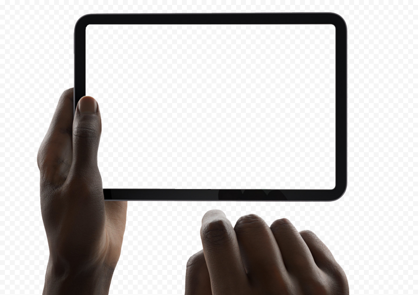 HD iPad Mini On Hand Mockup Transparent Background Citypng