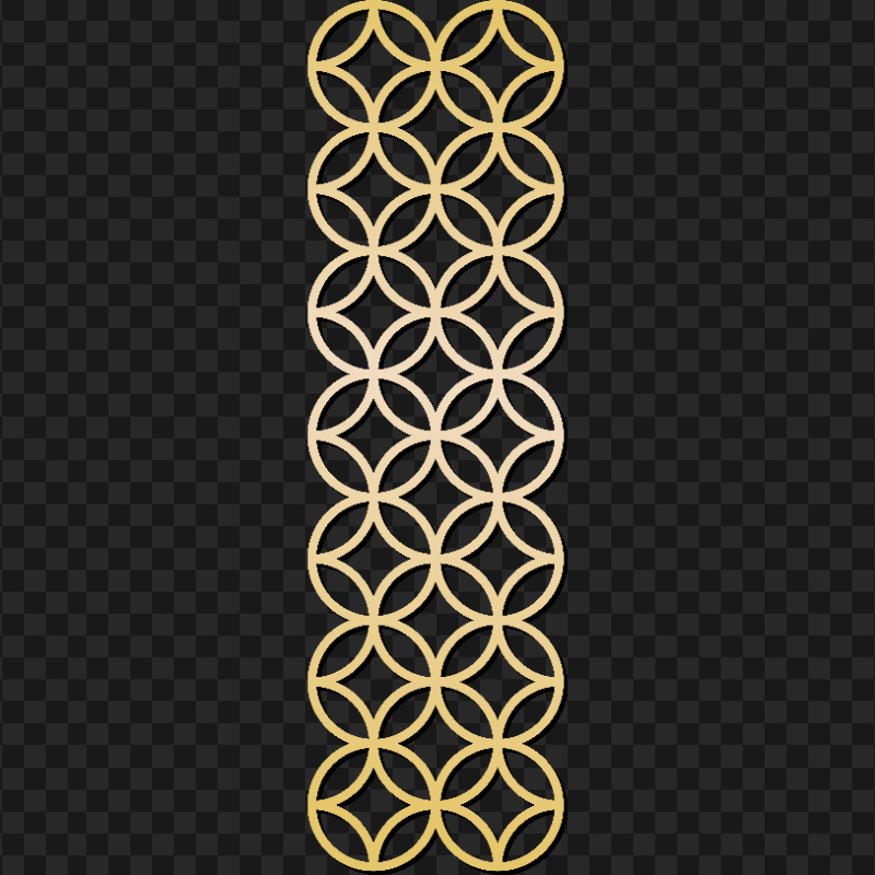 HD Islamic Arabic Gold Pattern PNG