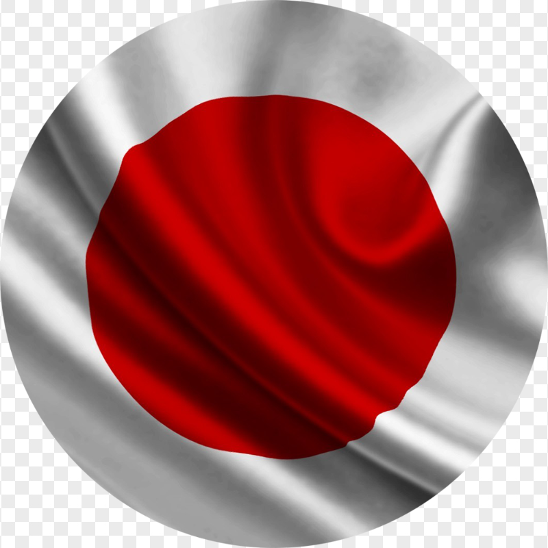 HD Japan Circular Illustration Flag PNG
