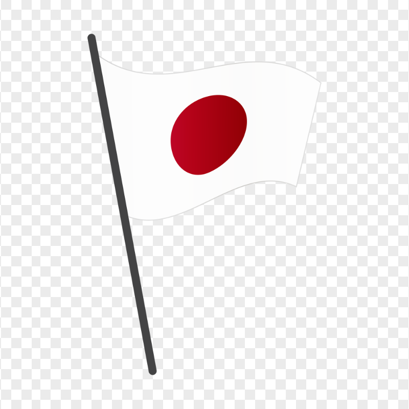 HD Japan Clipart Flag Pole Transparent PNG