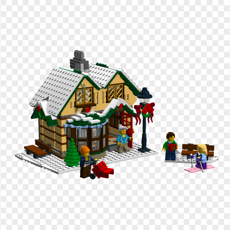 HD Lego Toy Christmas House PNG