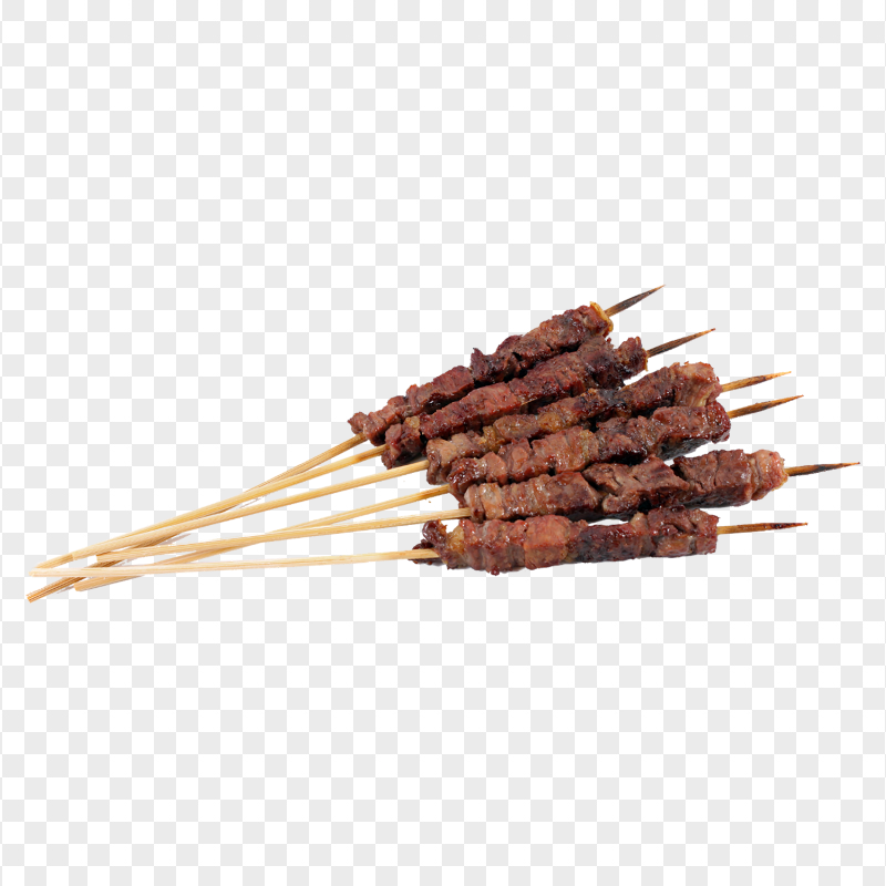 HD Liver Beef Meat Cooked Kebab Transparent PNG
