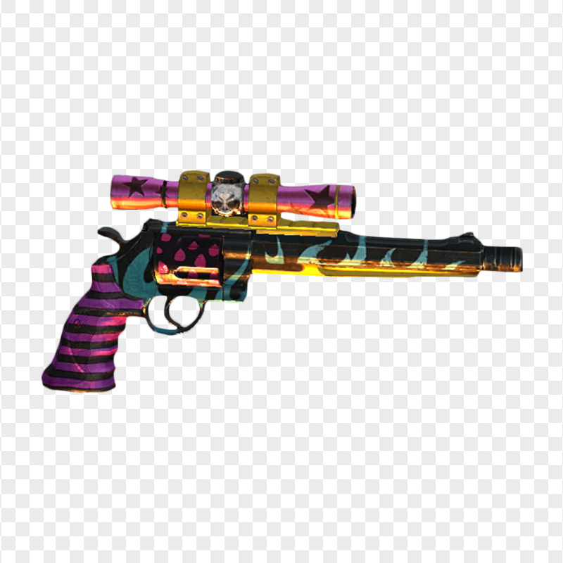HD M500 Free Fire Gun Skin Transparent PNG