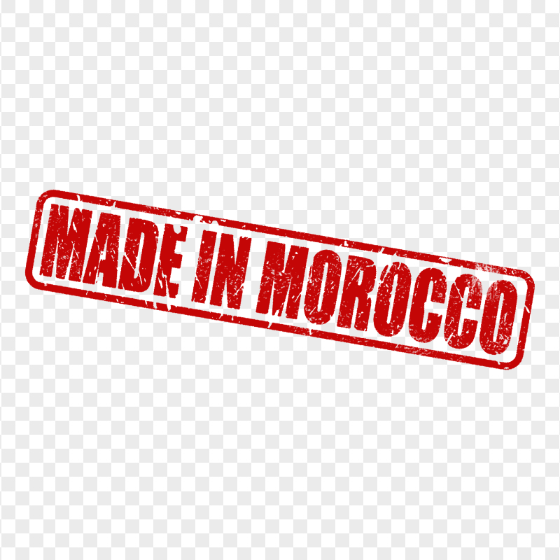 HD Made In Morocco Stamp PNG