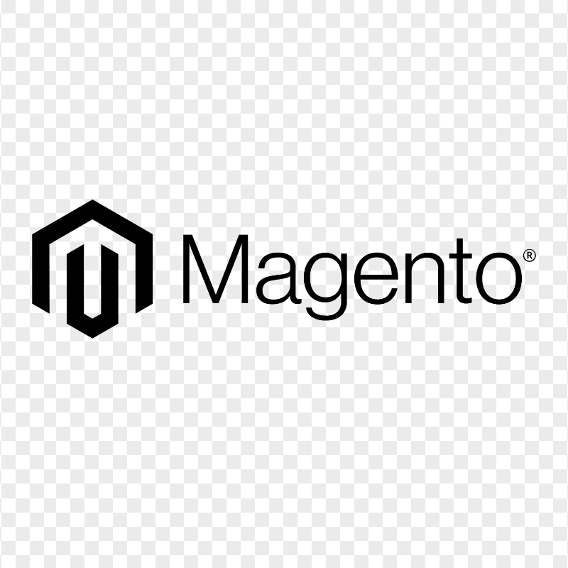 HD Magento Black Logo Transparent PNG