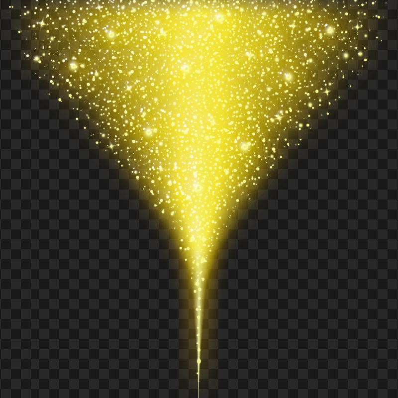 HD Magic Fantasy Yellow Light Effect PNG
