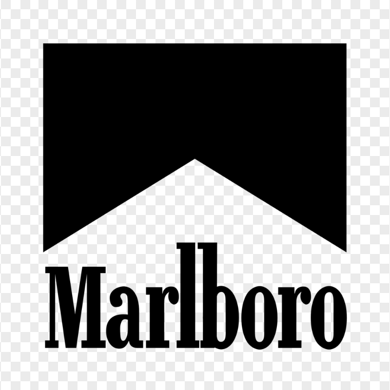 HD Marlboro Black Logo Transparent Background
