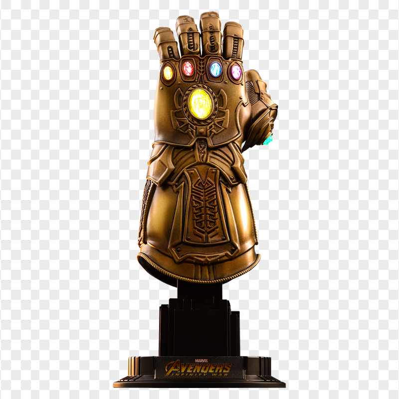 HD Marvel Avengers Thanos Hand Gloves Figure PNG