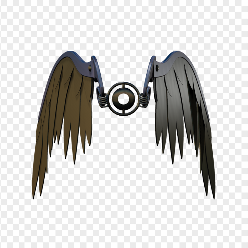 HD Mechanical Wings Front View PNG