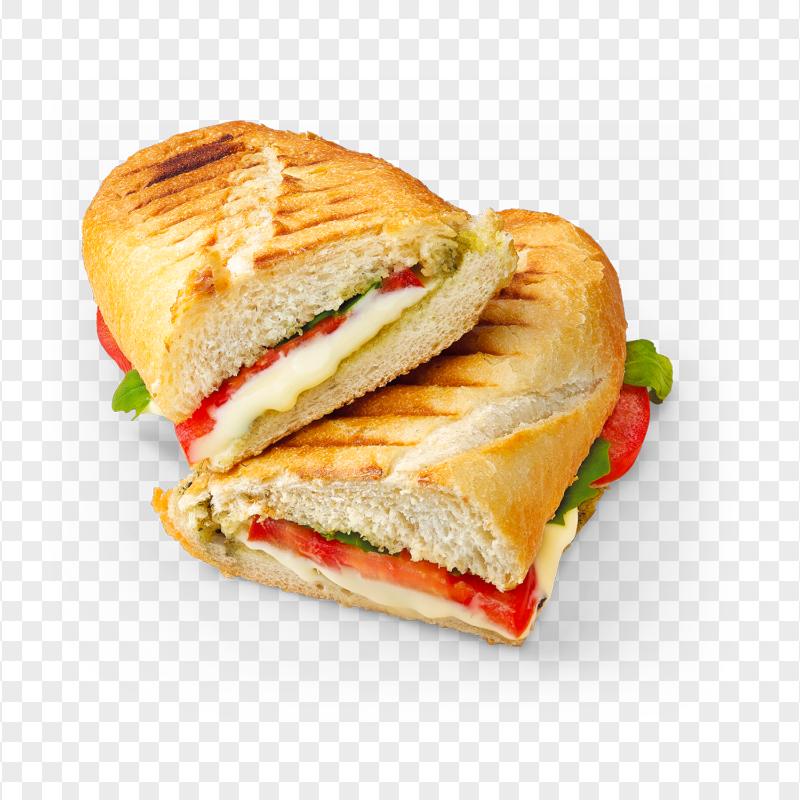HD Melted Cheese Grill Sandwich Panini PNG