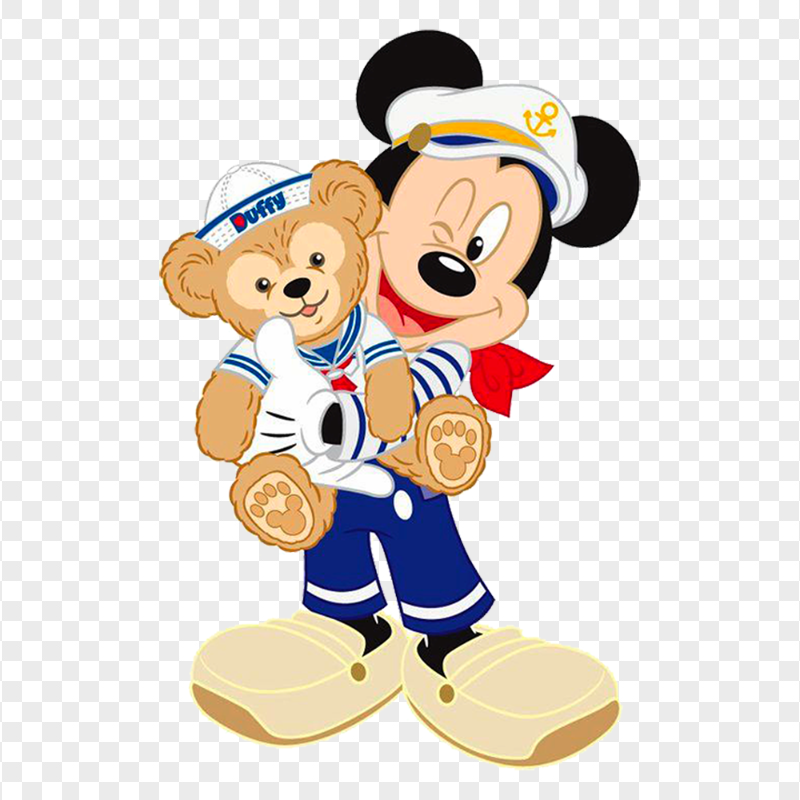 HD Mickey Mouse and Duffy Bear PNG