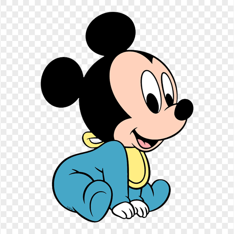 HD Mickey Mouse Baby Child Clipart Character PNG