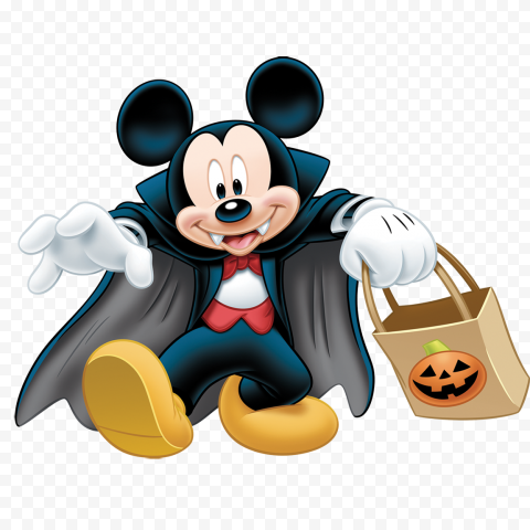 HD Mickey Mouse Halloween Costume PNG