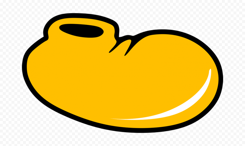 HD Mickey Mouse Yellow Shoe PNG Citypng
