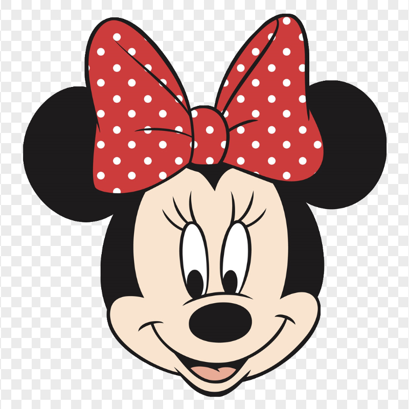 HD Minnie Mouse Face PNG