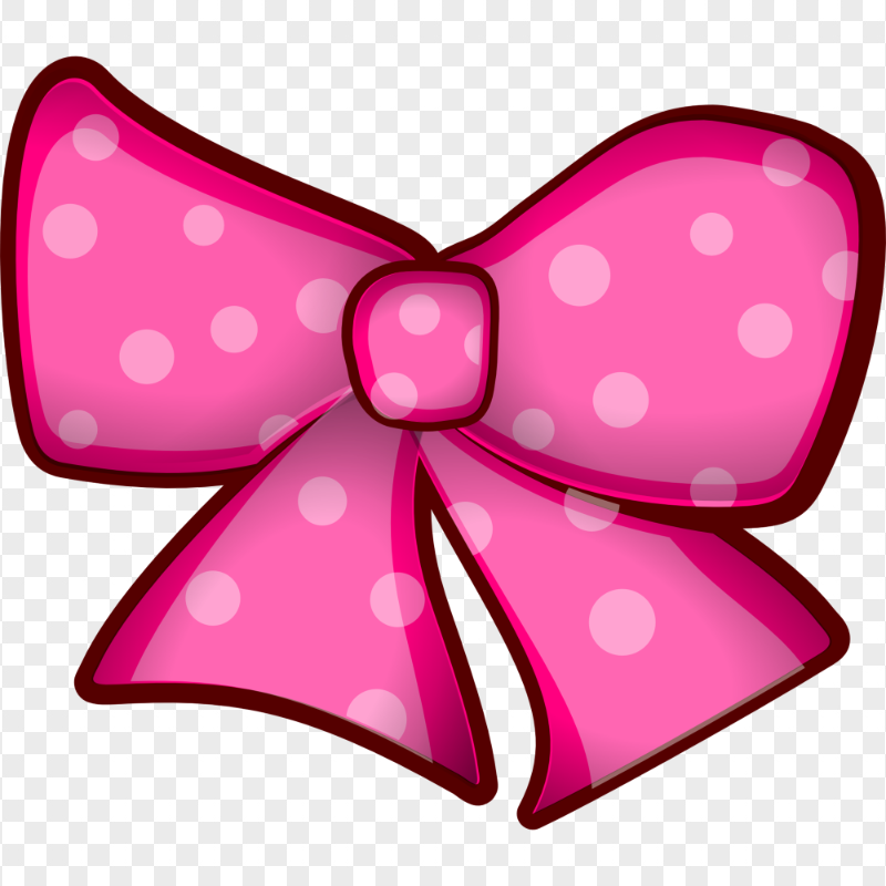 HD Minnie Mouse Pink Illustration Ribbon PNG