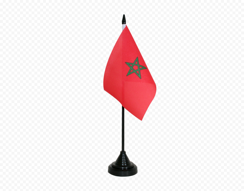 HD Morocco Desk Flag Transparent PNG