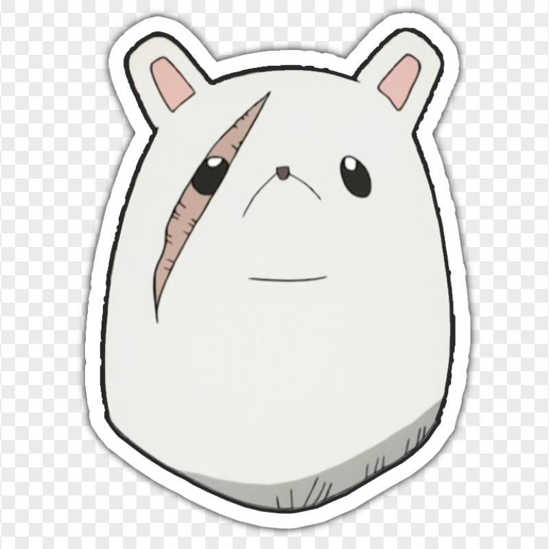 HD My Hero Academia Nezu Stickers Face PNG