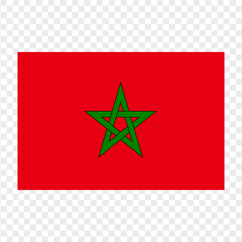 HD National Flag Of Morocco PNG