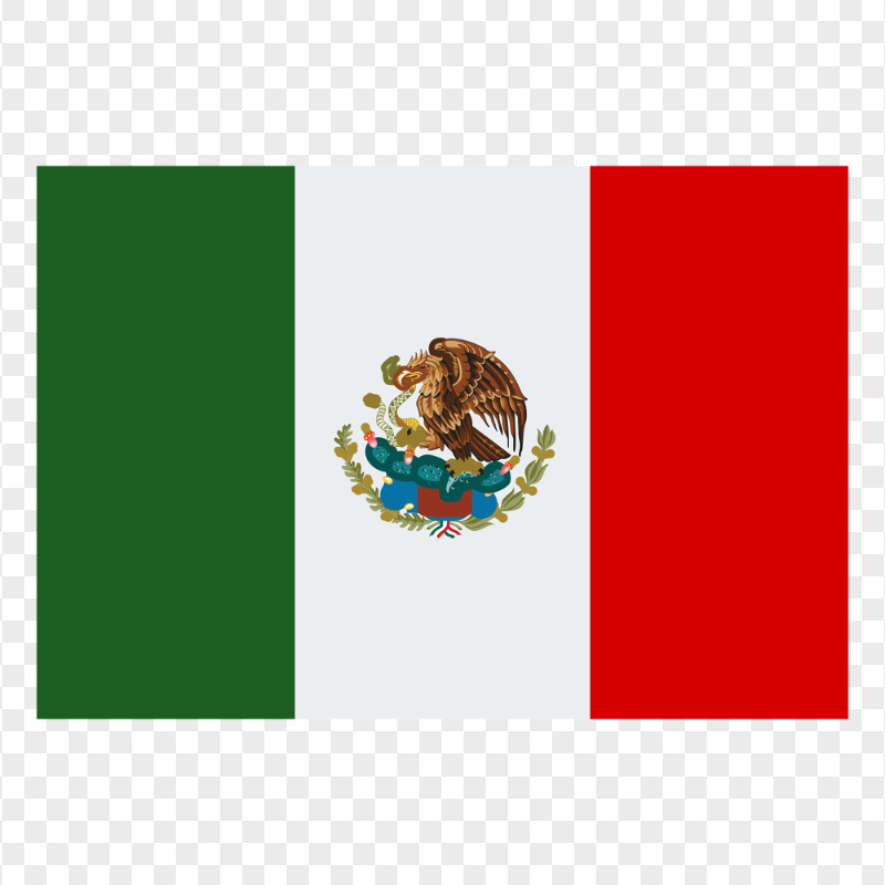 HD National Mexico Flag PNG