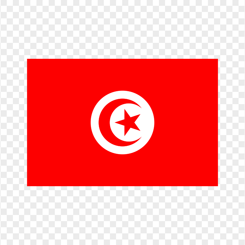 HD National Tunisian Flag PNG