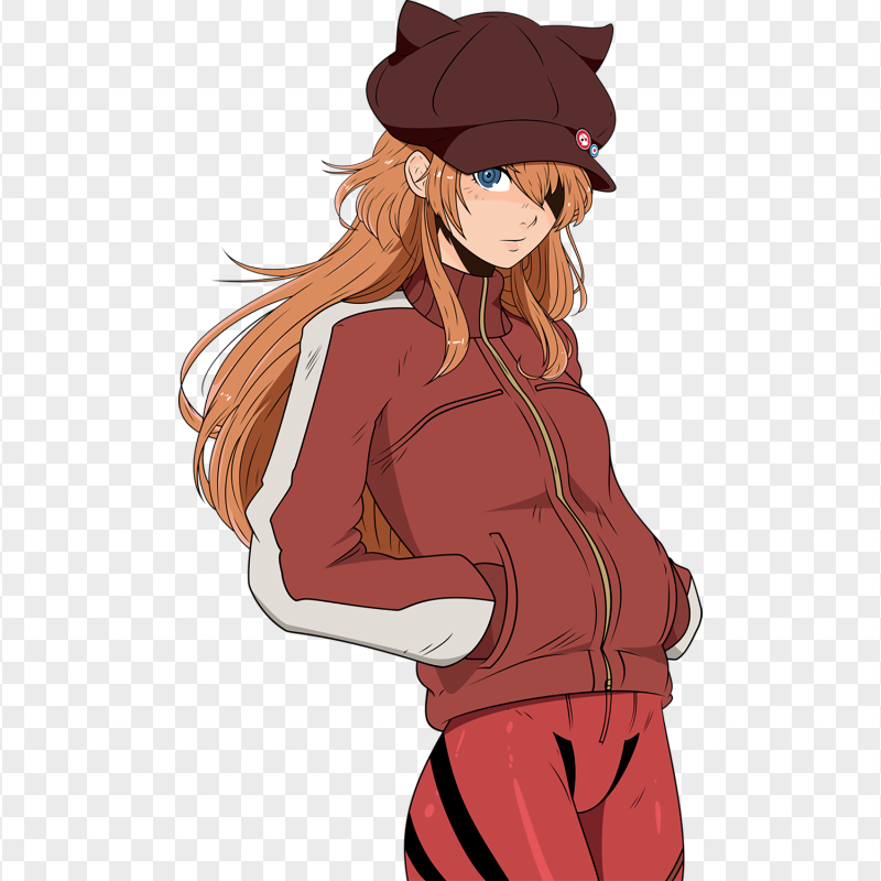 HD Neon Evangelion Genesis Anime Asuka Sohryu PNG